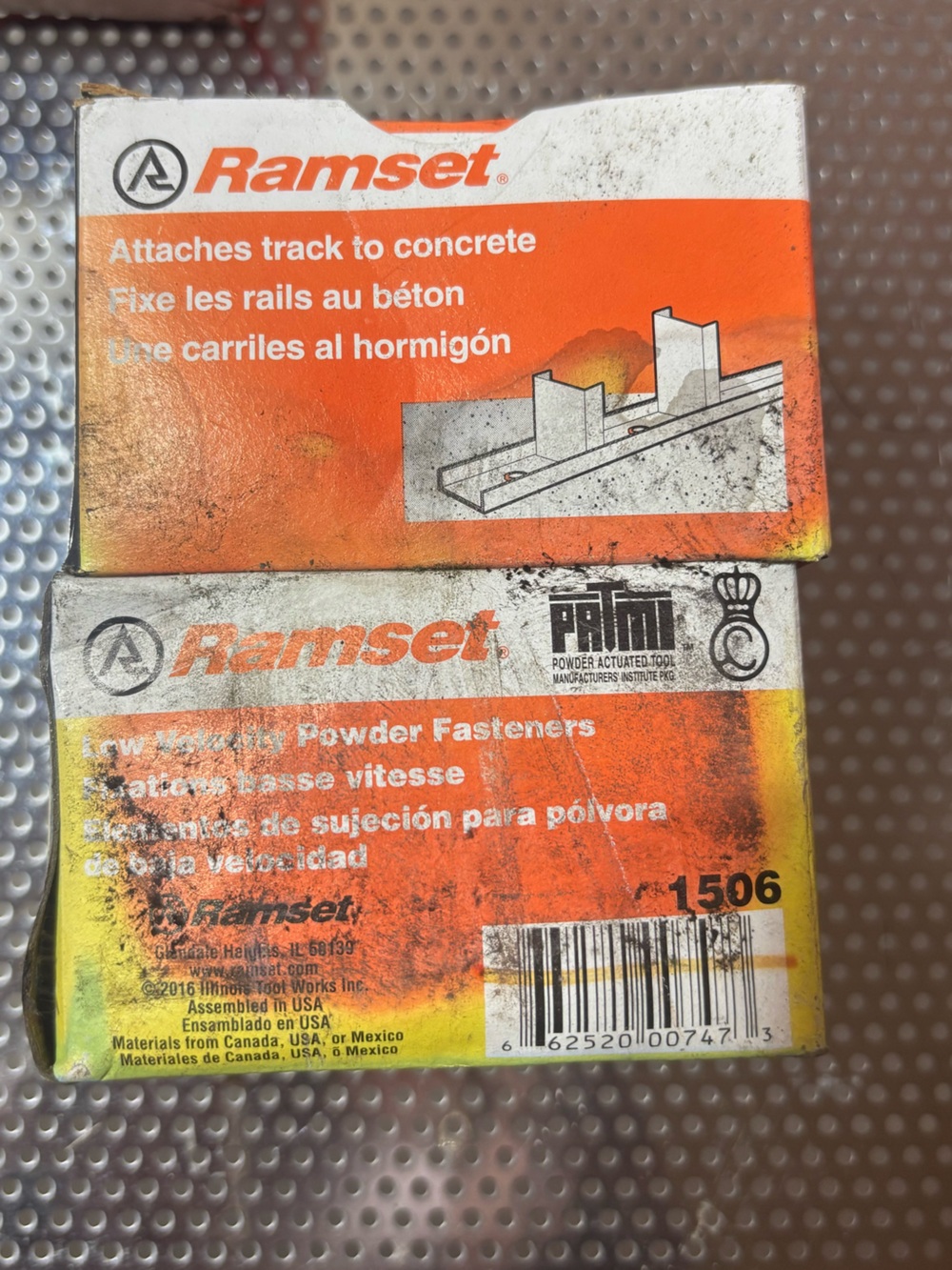 Ramset 3/4" pins